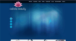 Desktop Screenshot of calista-beauty.com